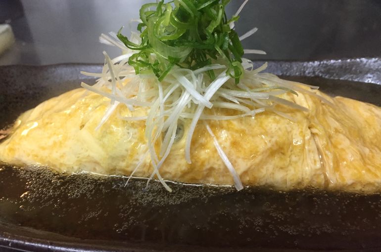 すじコンねぎオムレツ！